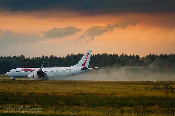Sunset arrival